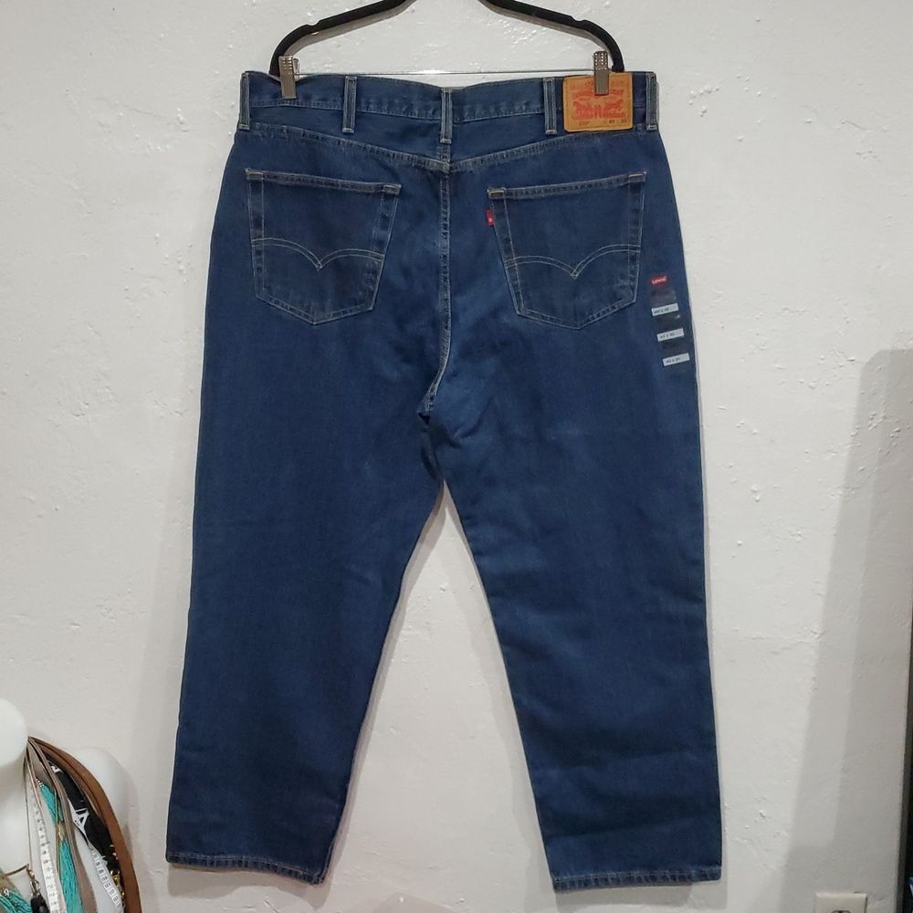 Levi's 550 Relaxed Straight Jeans Classic Fit Size 40x30 - Picture 11 of 13